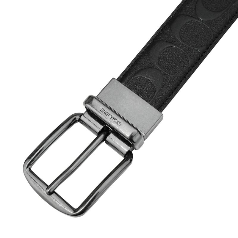 コーチ COACH ベルト CQ024 BLK シグネチャー ブラック BLACK