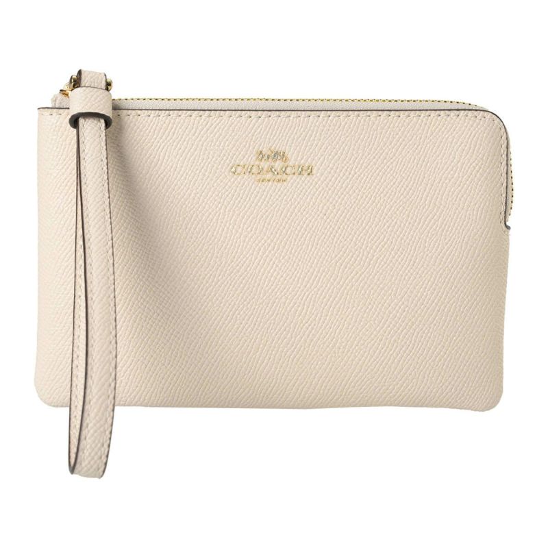 コーチ COACH ポーチ CV396 IMCHK コーナー ホワイト 白 CHALK